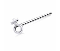 Female Symbol Silver Straight Nose Stud NSKA-785